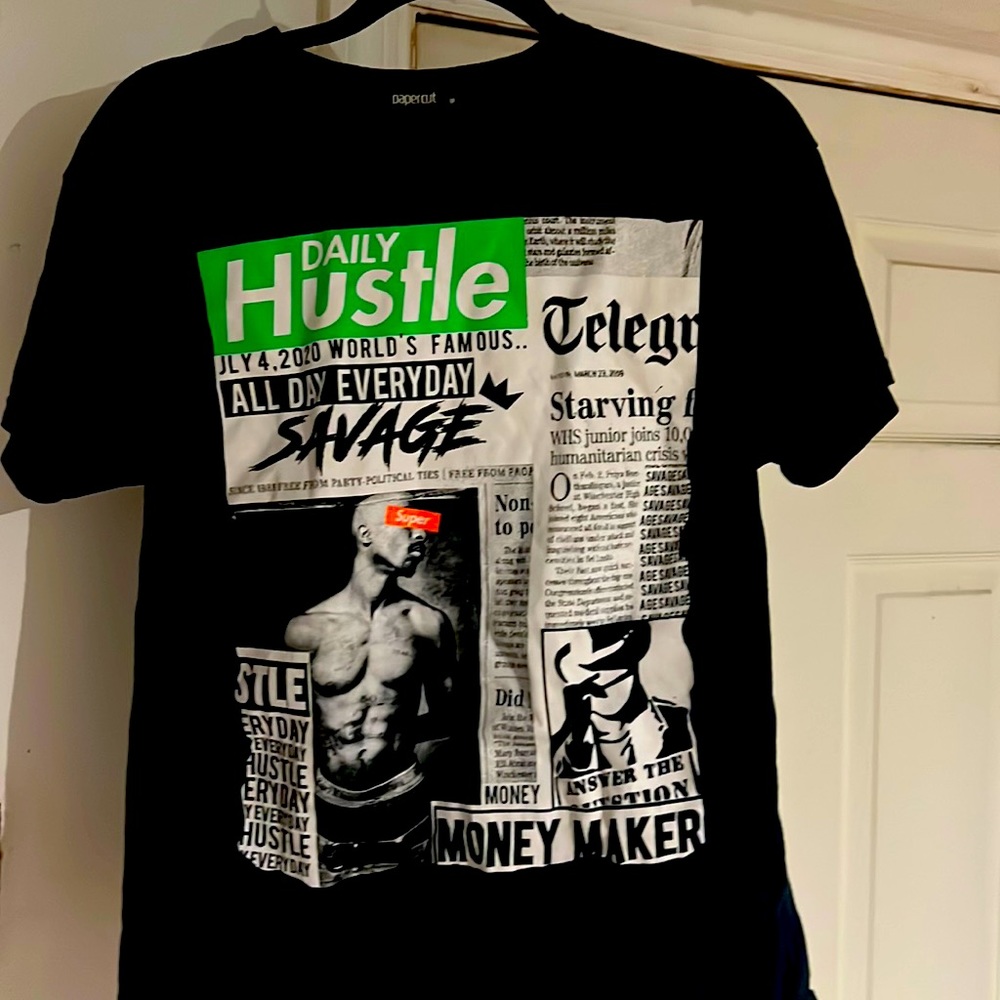Hip Hop Tupac Graphic Tee shirt